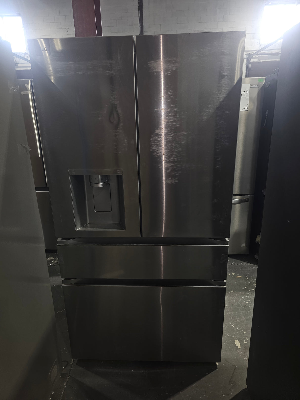 LF29S8330S - Refrigerators-LG - 4-Door French Door- Stainless steel-Open Box