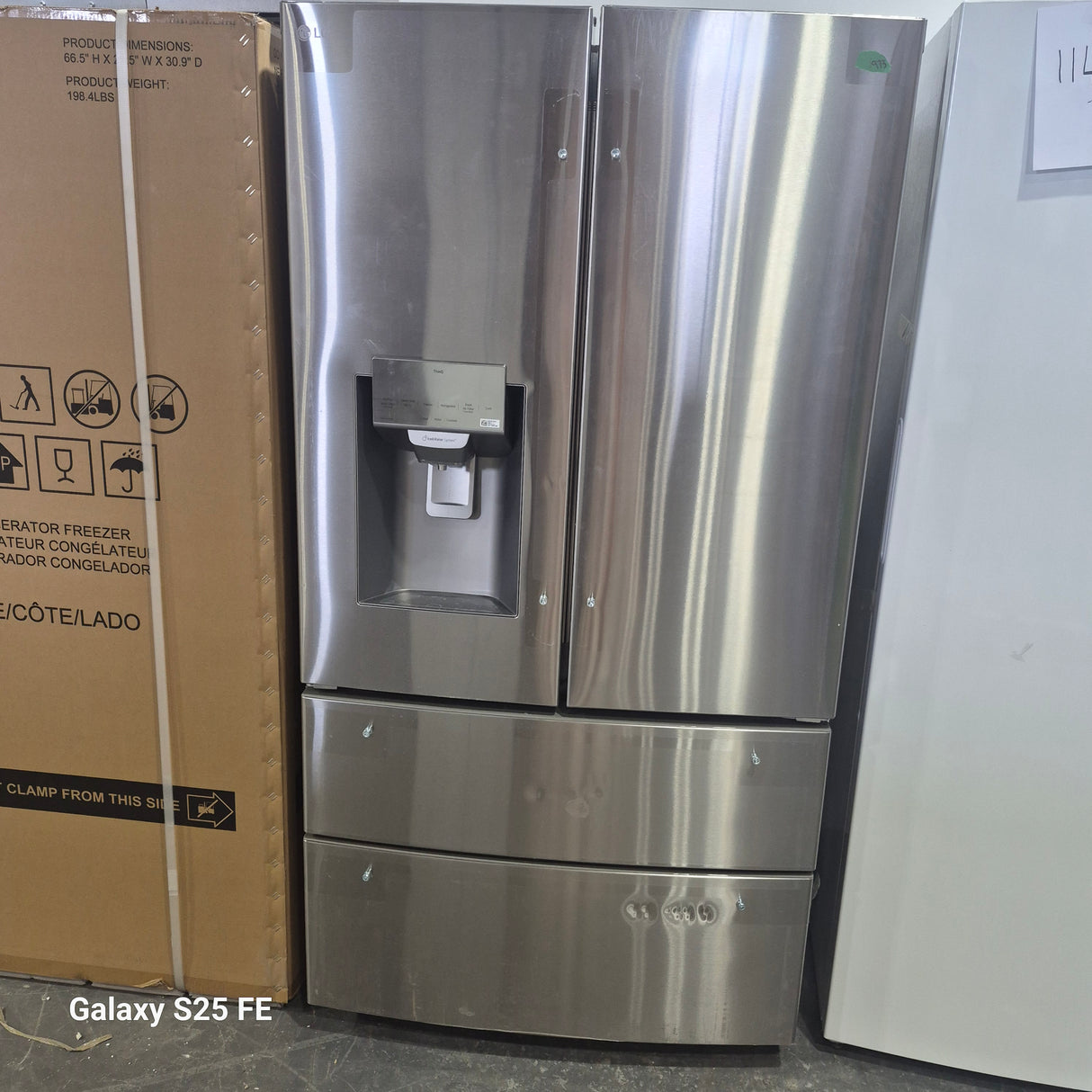 LMXS28626S - RÉFRIGÉRATEURS - LG - Modèle français 4 portes - Inox - Produit déballé