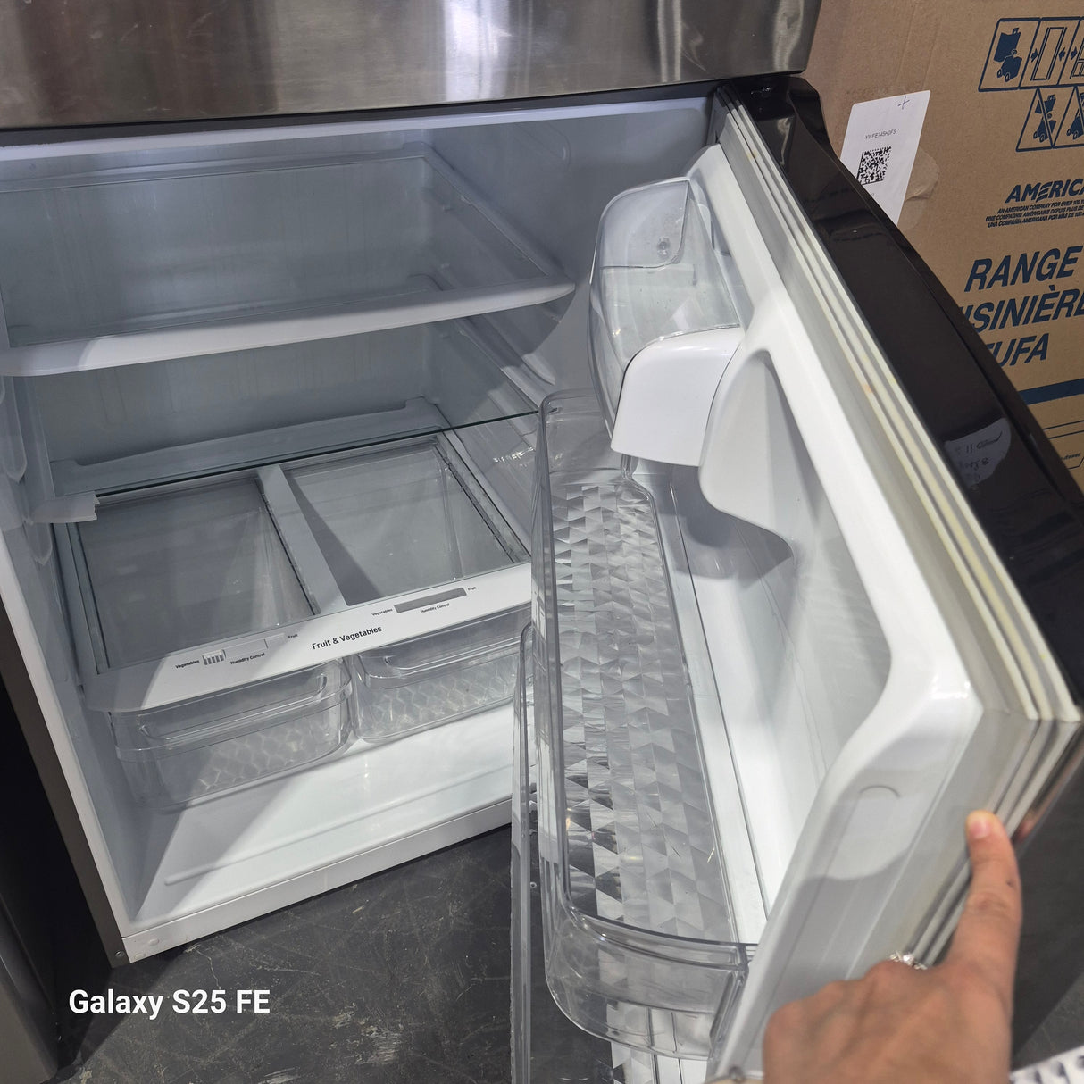 LTCS20020s - Réfrigérateur - LG - Congélateur supérieur - Acier inoxydable - Boîte ouverte