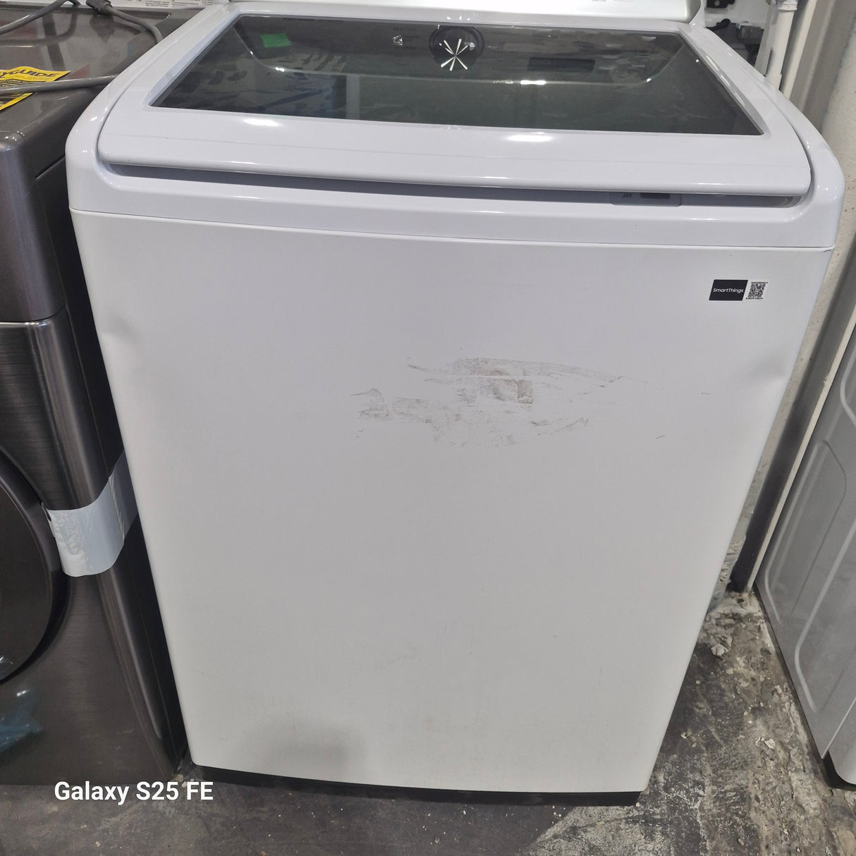 WA46CG3505AW - LAVEUSES - Top load - Samsung - Blanc - Boîte ouverte