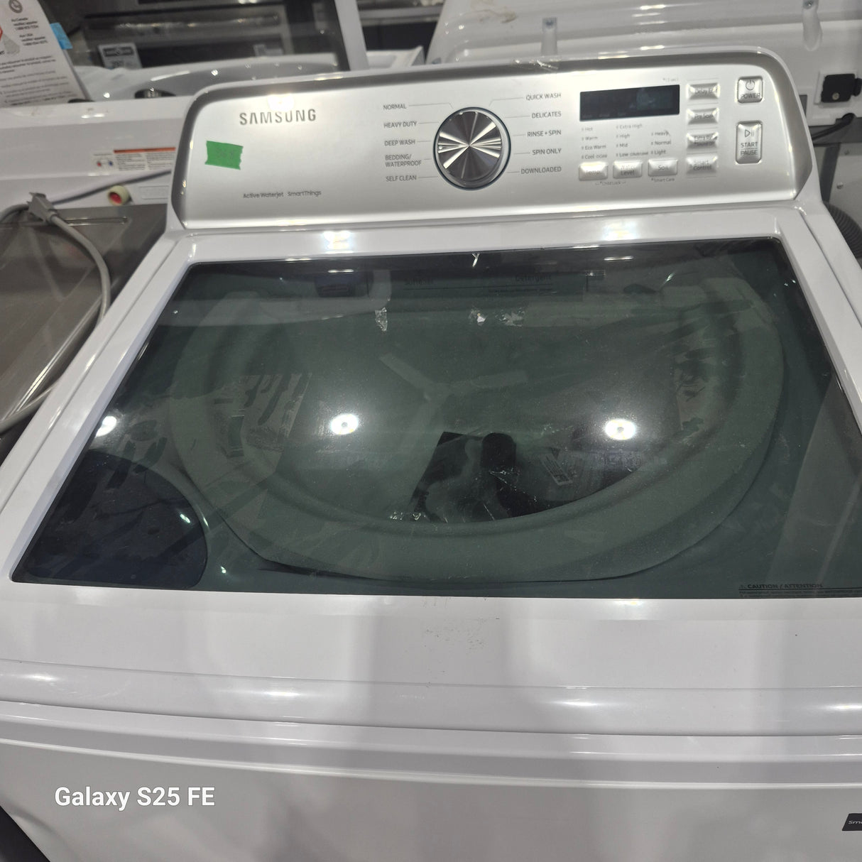 WA46CG3505AW - LAVEUSES - Top load - Samsung - Blanc - Boîte ouverte