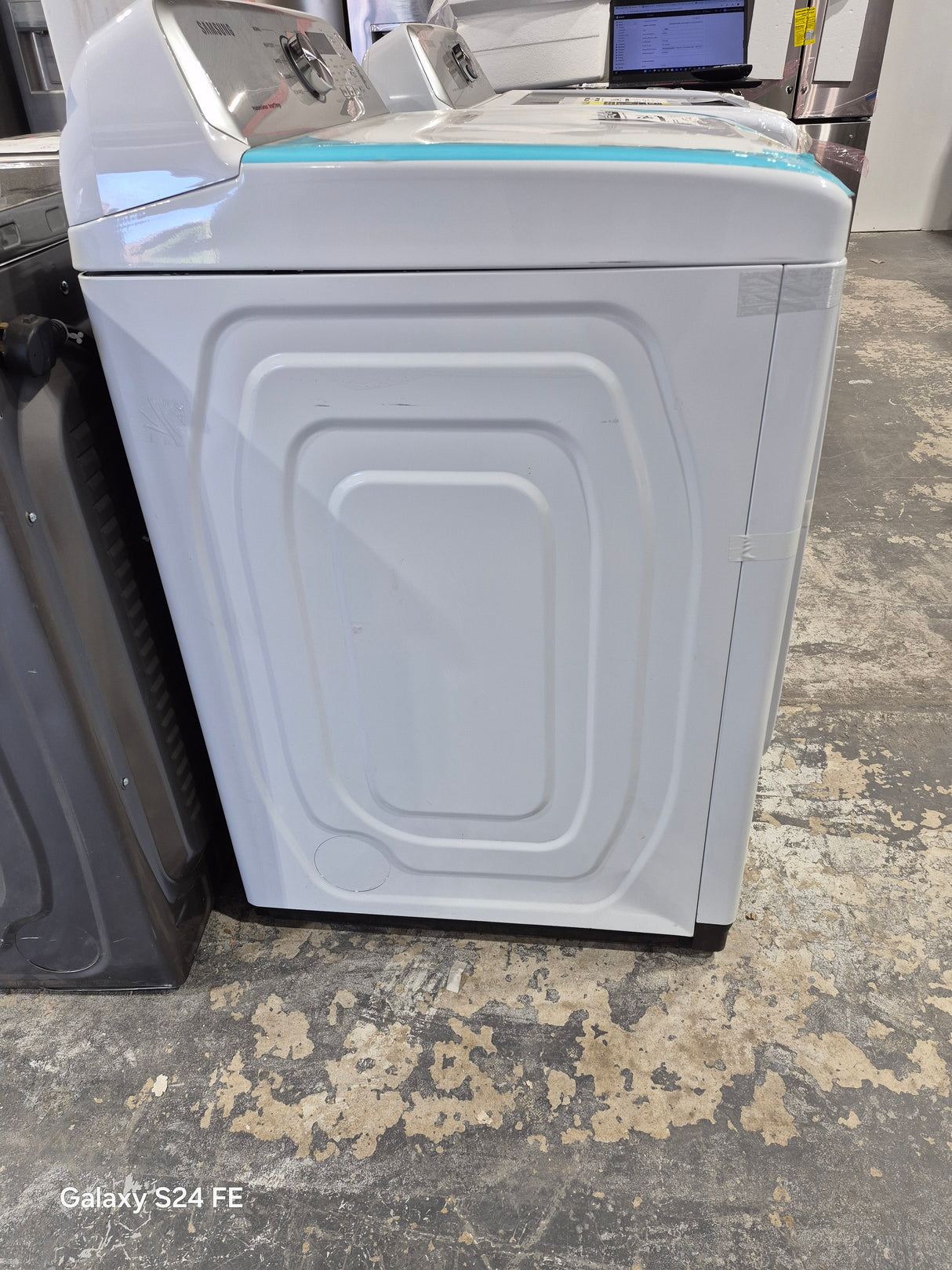 DVE47CG3500WAC/WA46CG3505A - Washer/Dryer - Samsung - White - Open box