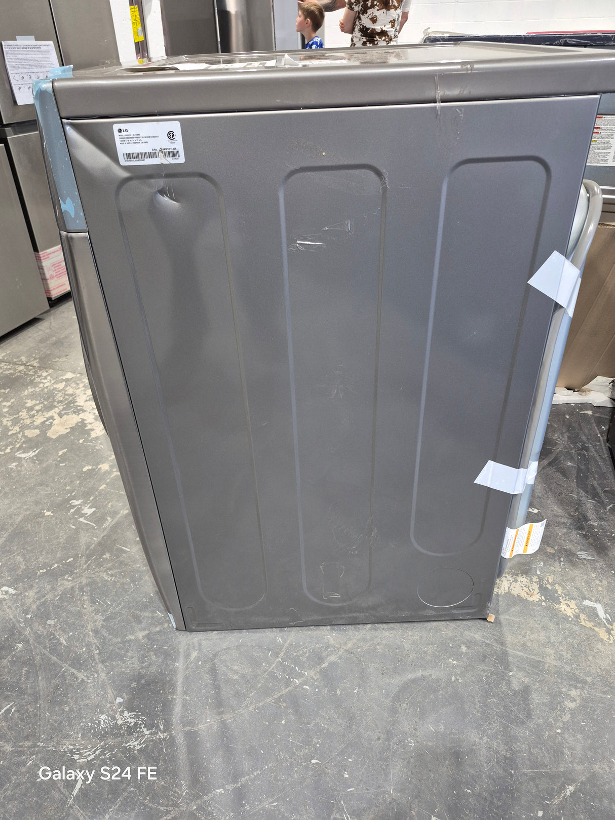 WM3400CV - LAVE-LINGE - Chargement frontal - LG - Acier graphite - Produit déballé