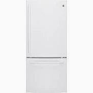 GDE21DGKSKWW - REFRIGERATORS - GE - Bottom Freezer - White - Open Box