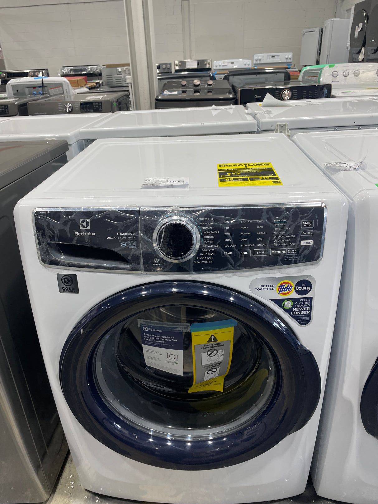 ELFW7626BW ,   ELFE762CB  - Washer/Dryer Sets - Electrolux - White - Open box