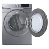 WF45R6100AP, DVE45T6100P - Ensemble laveuse/sécheuse - Chargement frontal - Samsung - Acier inoxydable - Emballage ouvert