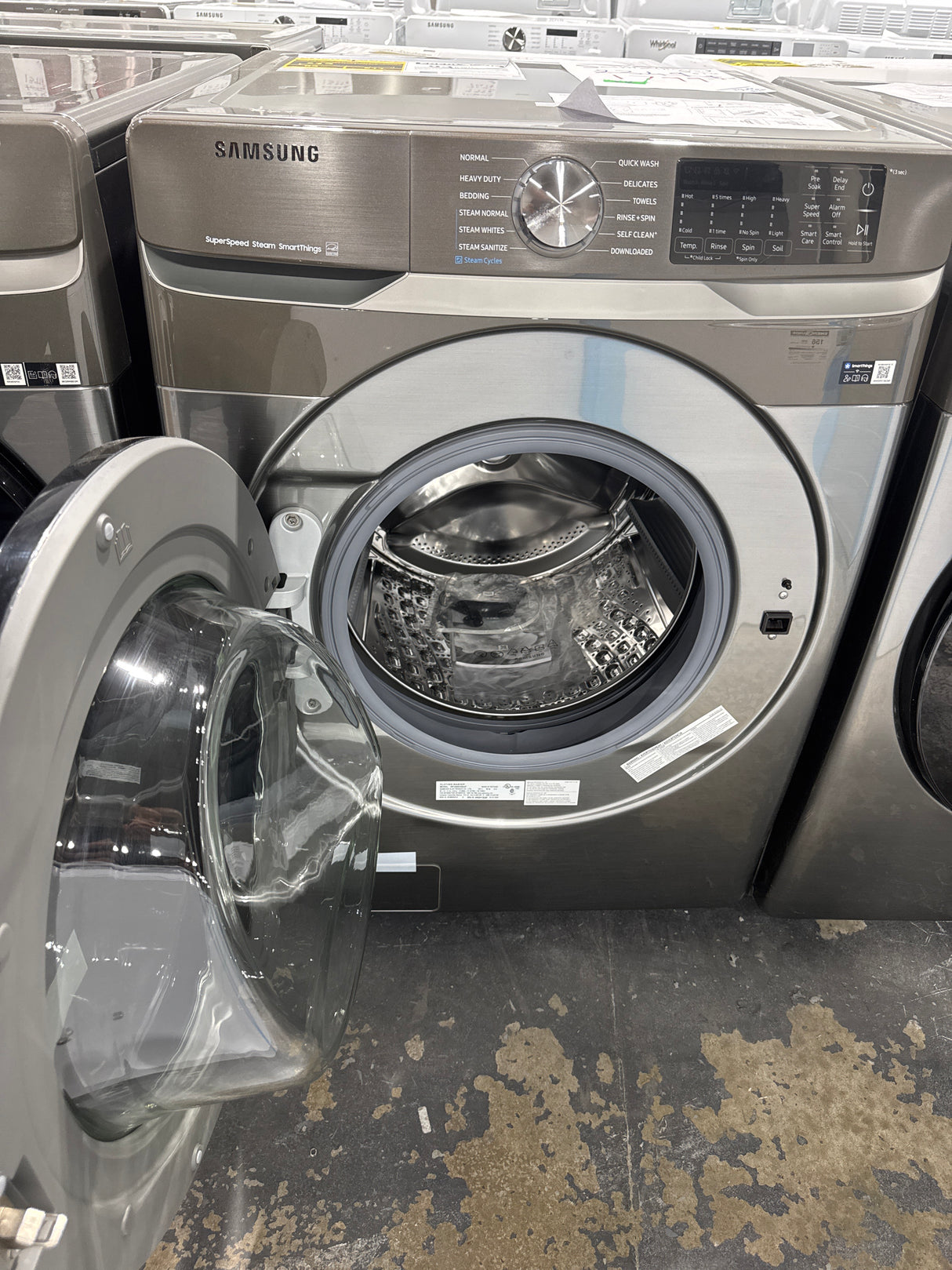 WF45B6300AP ,  DVE45B6305P  - Washer/Dryer Sets - Front Load - Samsung  - Open box
