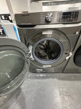 WF45R6100AP, DVE45T6100P - Ensemble laveuse/sécheuse - Chargement frontal - Samsung - Acier inoxydable - Emballage ouvert