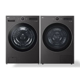 DLEX6700B/WM6700HBA -  Washer/Dryer Sets - Front Load - LG - Black Steel -  Open Box