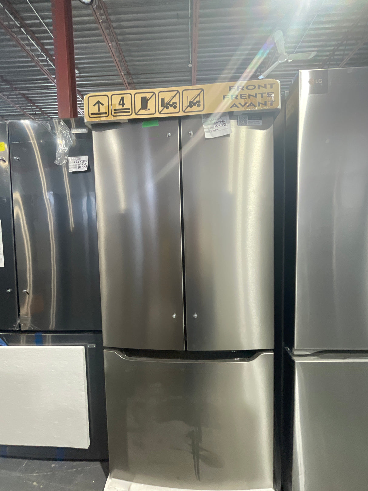 GRFN2023AF - REFRIGERATORS - Frigidaire - French 3-Door - Stainless Steel - Open Box