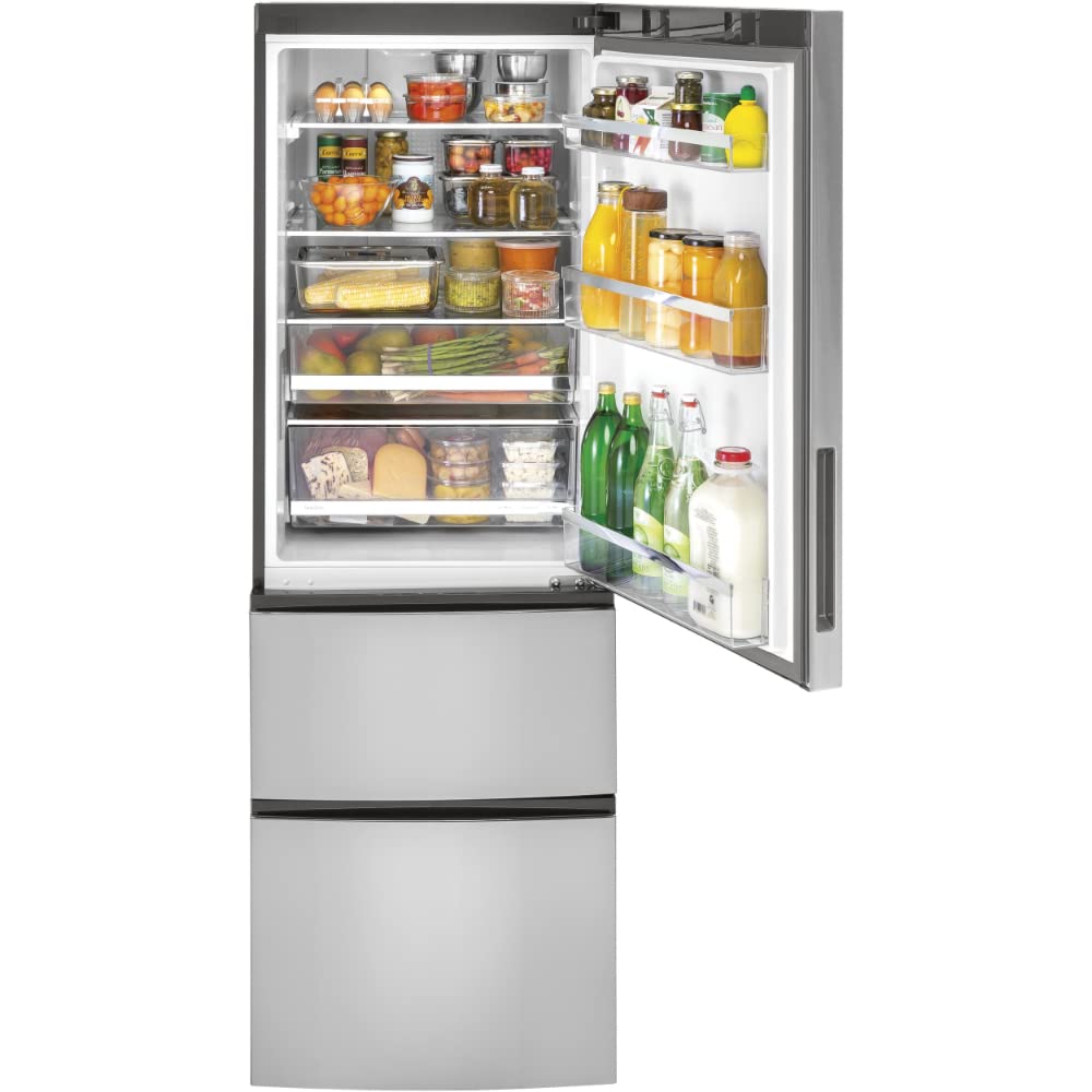 GLE12HSPSS  - REFRIGERATORS - GE - Bottom Freezer - Stainless Steel - Open Box