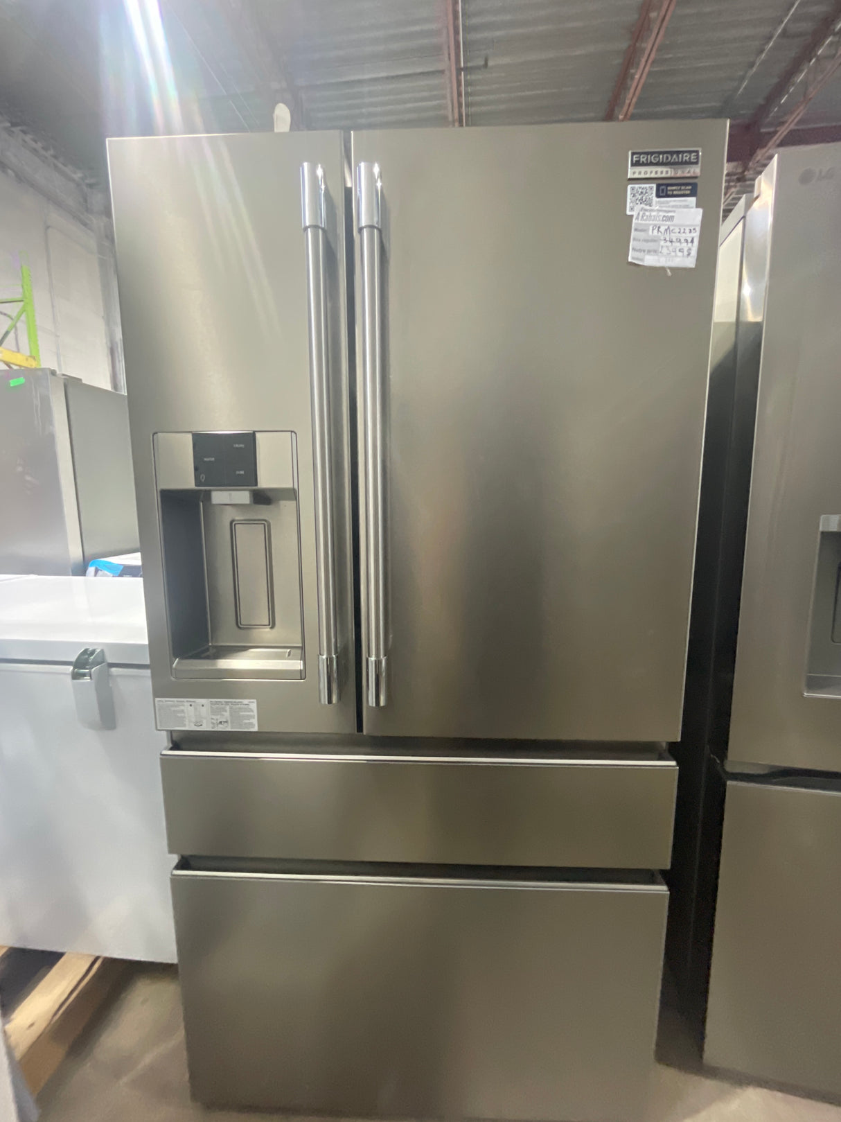 PRMC2285AF - REFRIGERATORS -  Frigidaire Professional - French 4-Door - Stainless Steel - Open Box
