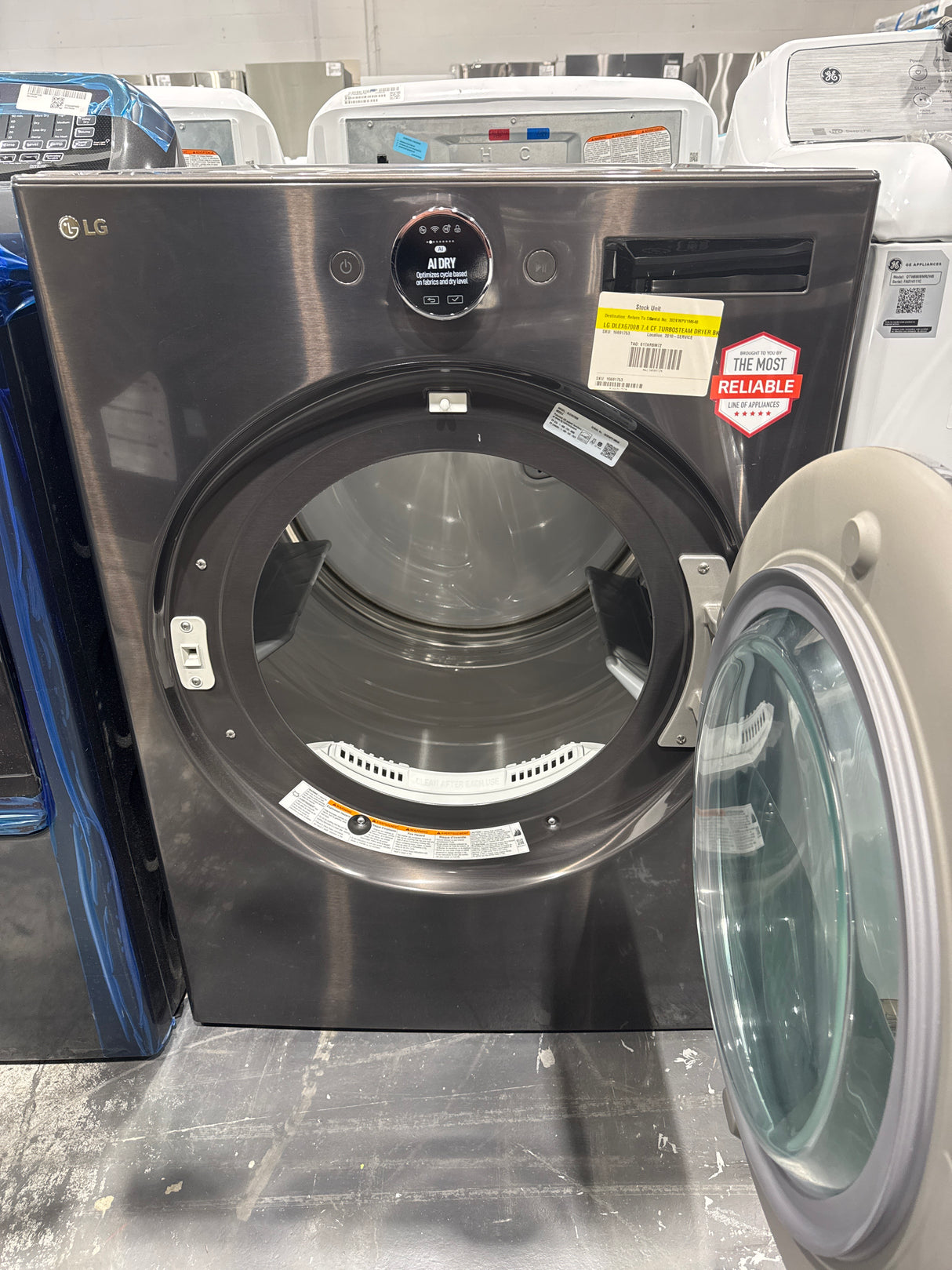 DLEX6700B - DRYERS - LG - Electric - Stainless Steel - Open Box