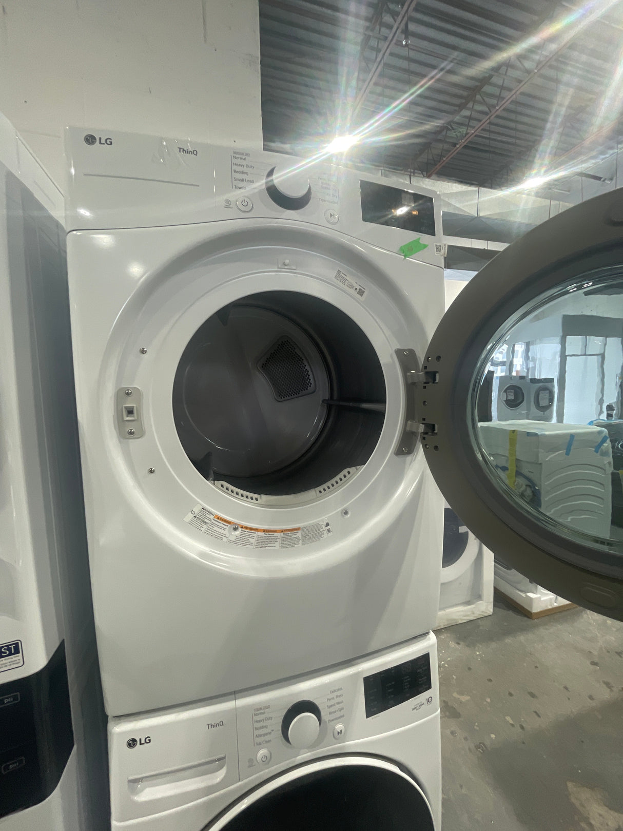 WM3600HWA, DLE3600W - Ensemble laveuse-sécheuse - Chargement frontal - LG - Boîte ouverte