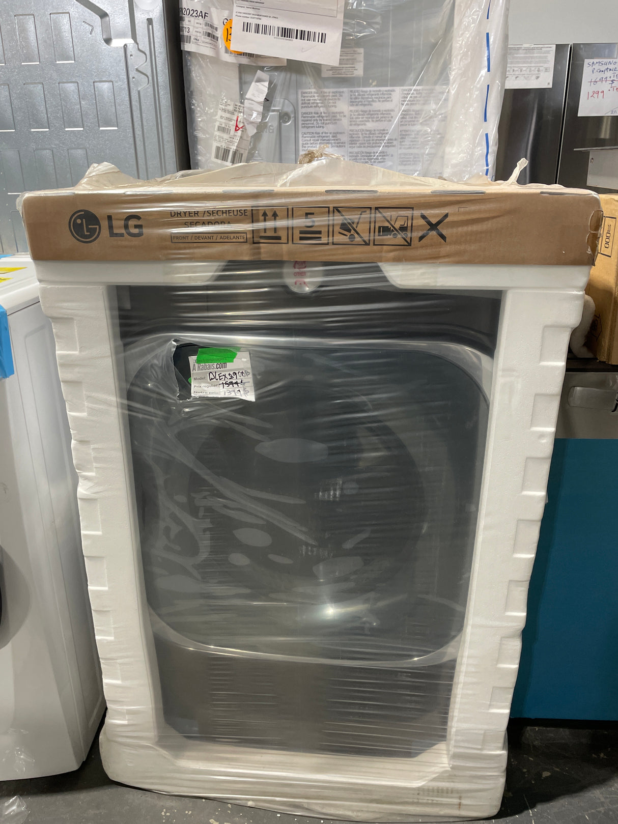 DLEX8900B - DRYERS - Front Load - LG - Black - Open Box