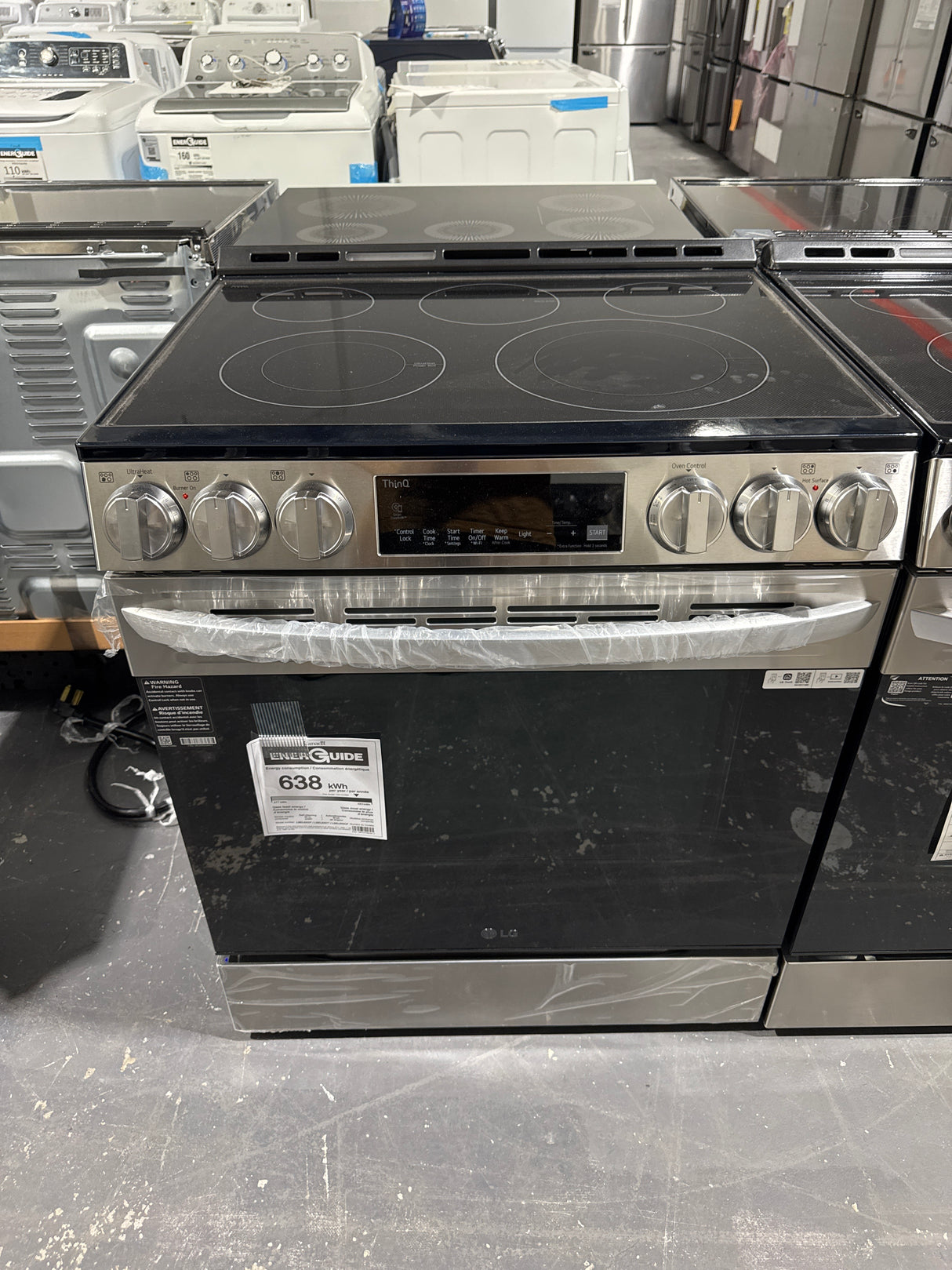 GCFI306CBFC - Cuisinières à induction – Frigidaire – Acier inoxydable – Boîte ouverte