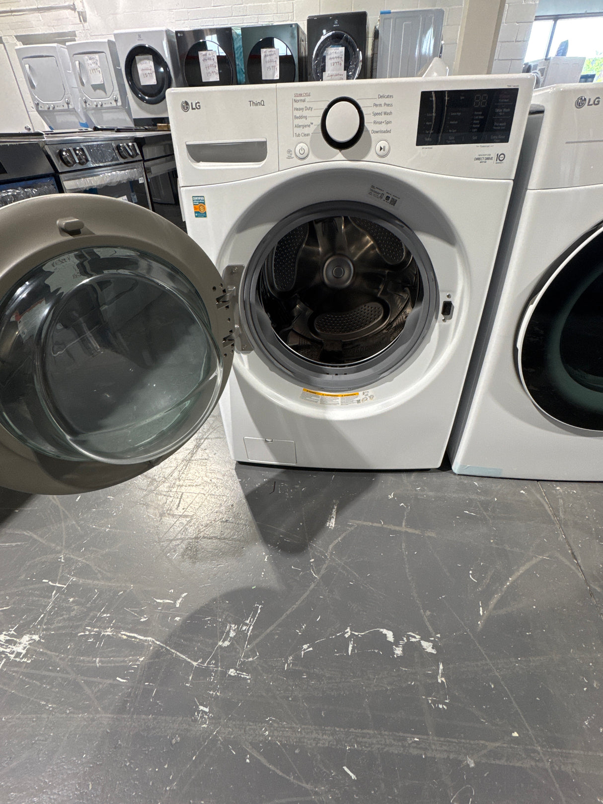 WM3600HWA , DLE3600W - Washer/Dryer Sets - Front load - LG- Open box