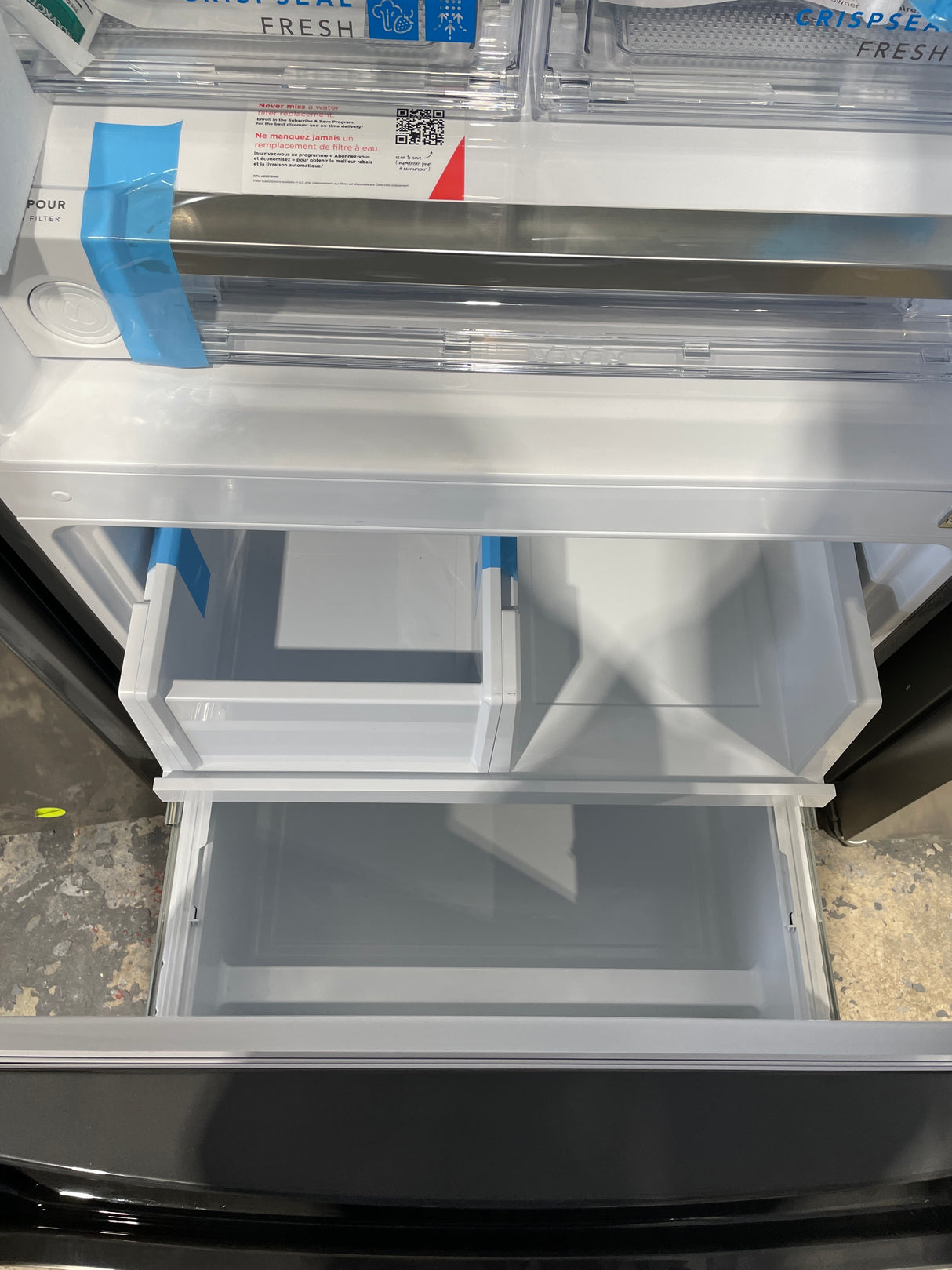 GRBN2012AF - REFRIGERATORS -  Counter-Depth  - Frigidaire Gallery  - Bottom Freezer - Stainless Steel - Open Box