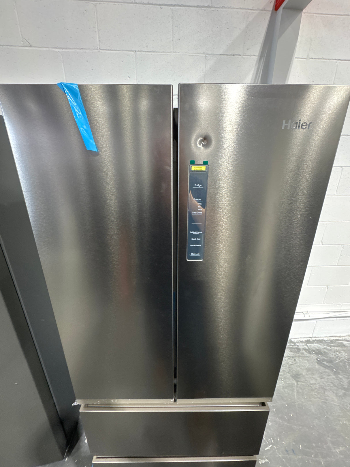 QJS15HYRFS - REFRIGERATORS - Haier - French 4-Door - Stainless Steel - Open Box