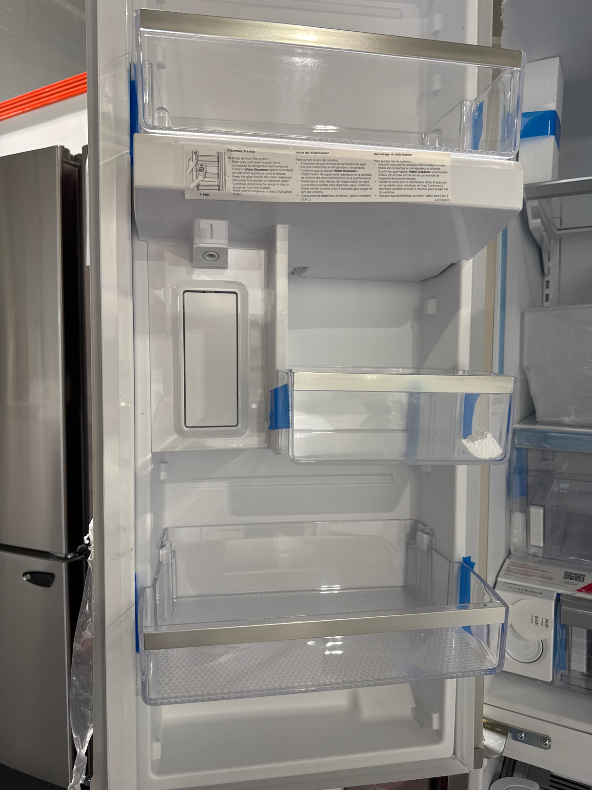 GRFG2353AFB- REFRIGERATORS - Frigidaire - French 3-Door - Stainless Steel - Open Box
