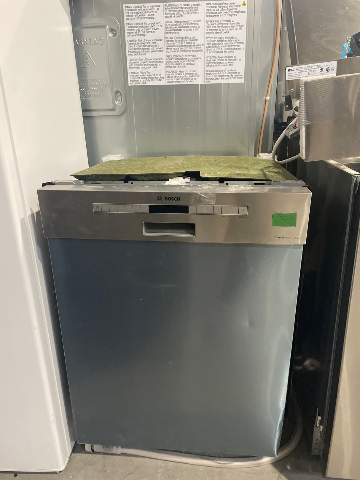 SHE53B75UC - LAVE-VAISSELLE - Bosch - Commandes frontales - Acier inoxydable - Boîte ouverte