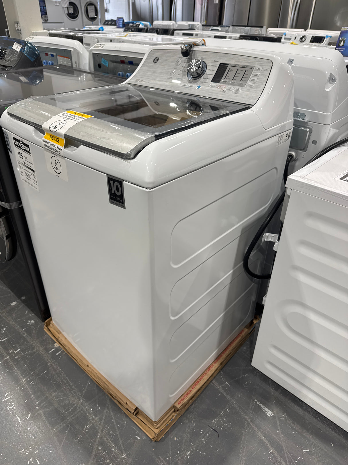 GTW680BMRWS - 27" -  WASHERS-  Top load - GE - Open box