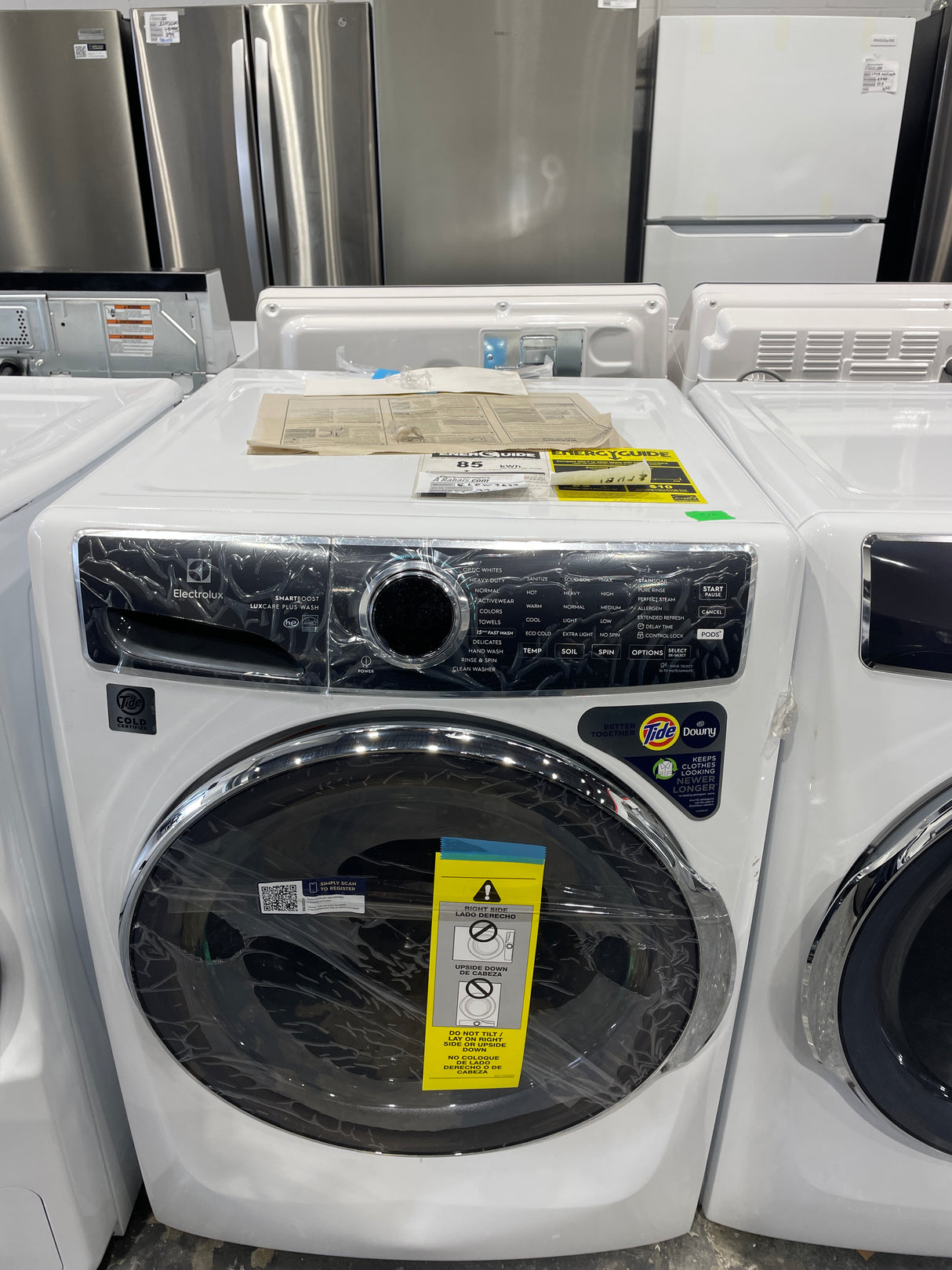 ELFW7637AW ,  ELFE763CAW  - Washer/Dryer Sets - Electrolux - Open box