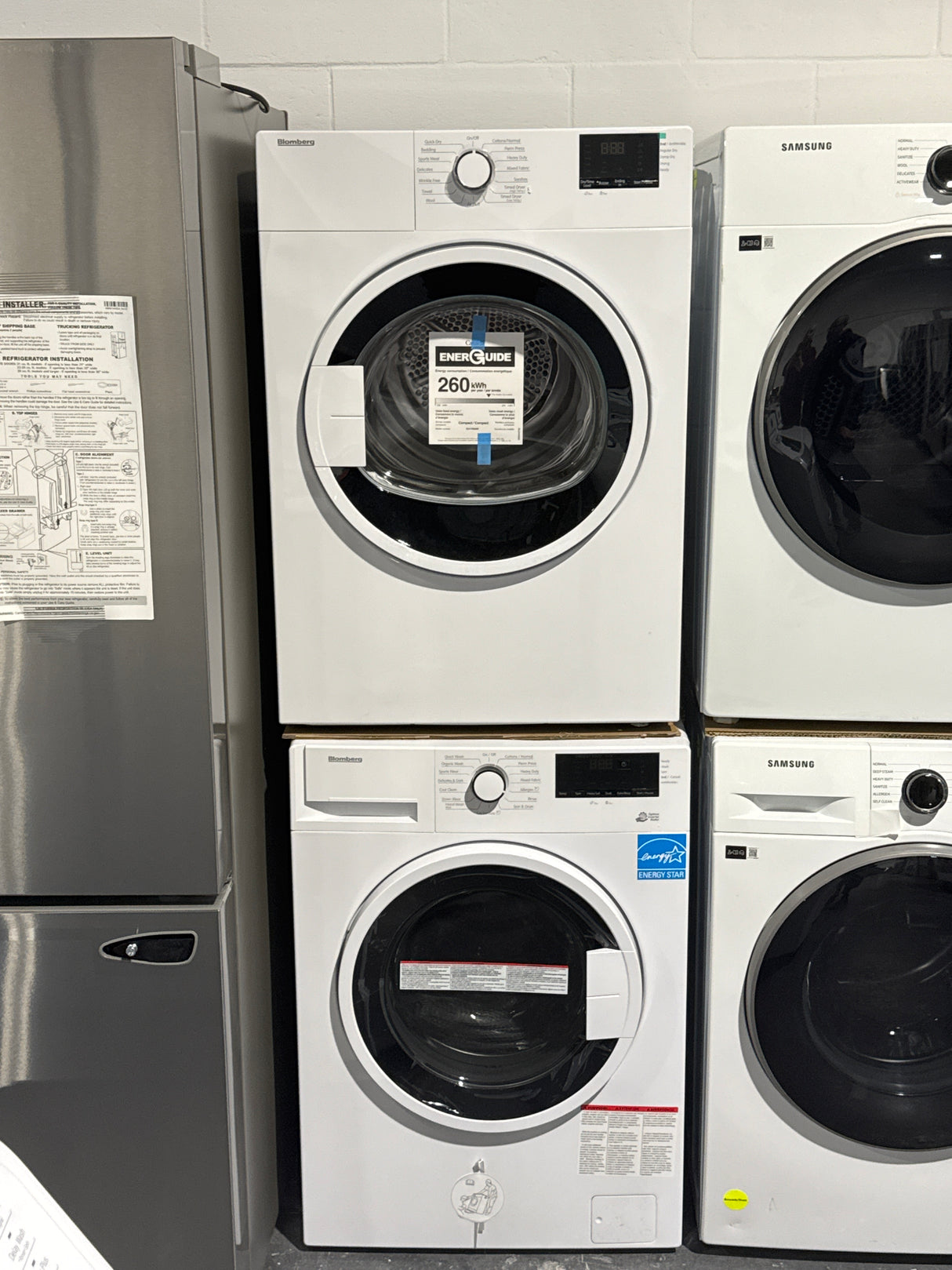 DV17600W / WM72200  - Washer/Dryer Sets - Compact  - New