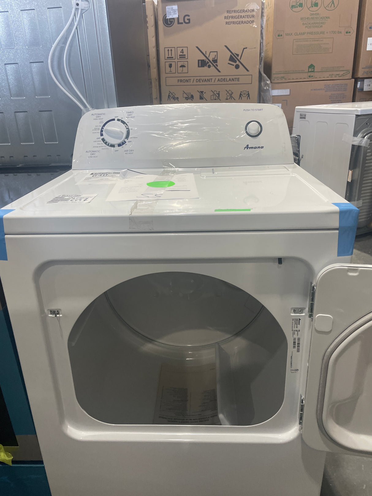 YNED4655EW - Dryer - Amana - White - Open box