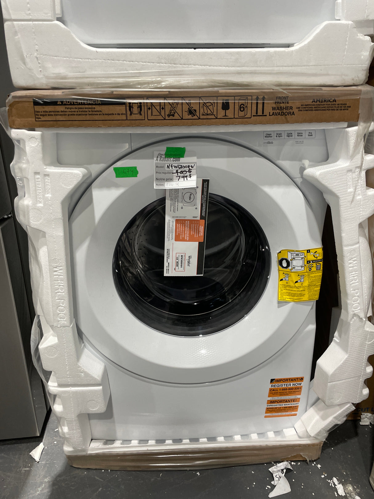NFW5800HW  - WASHERS - Amana  - Front Load - White - New