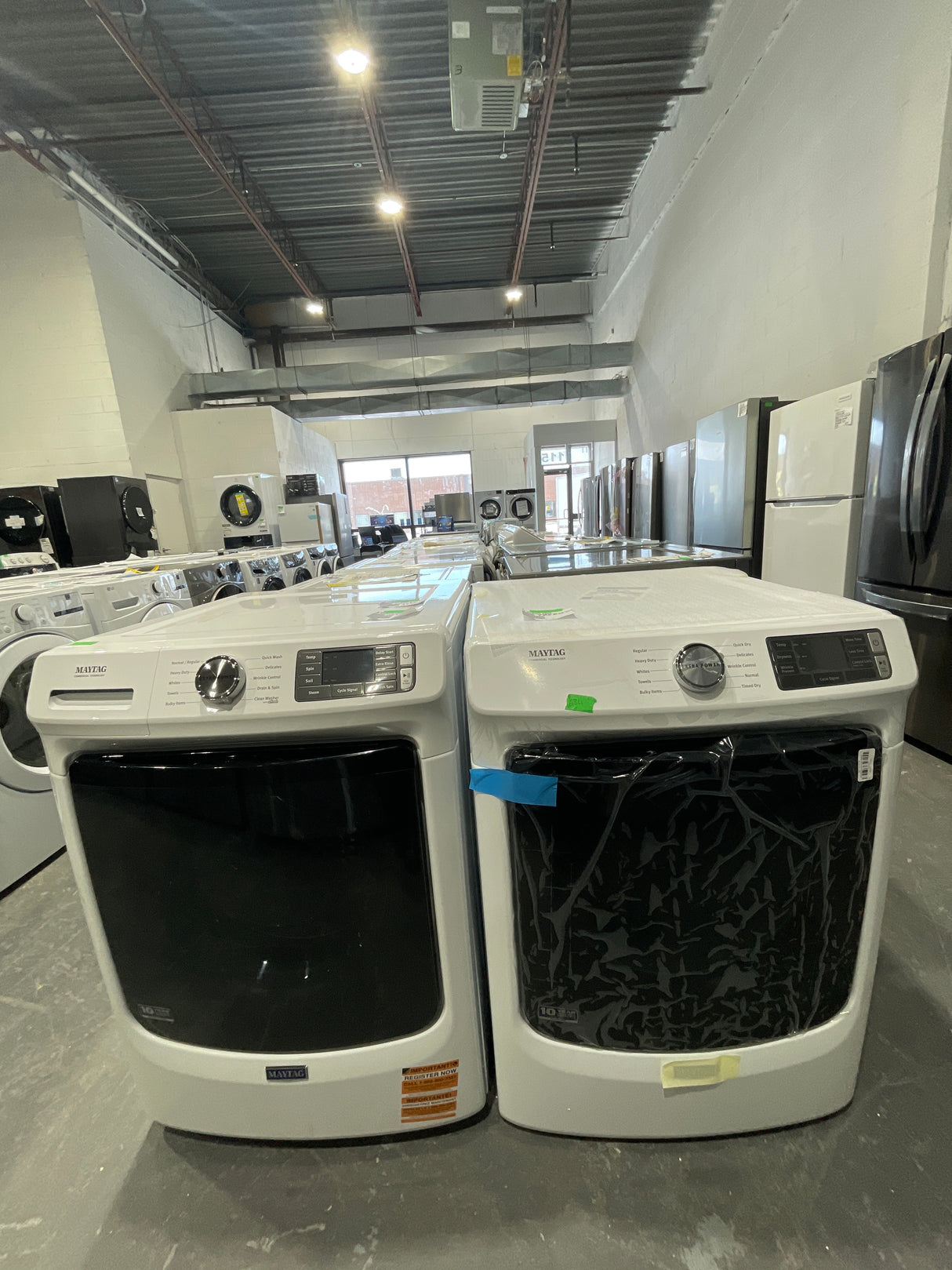 MHW5630HW ,  YMED5630HW  - Washer/Dryer Sets - Maytag  - Open box