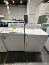 NTW4519JW, YNED4655EW  - Washer/Dryer Sets - Top load - Amana - White  - Open box