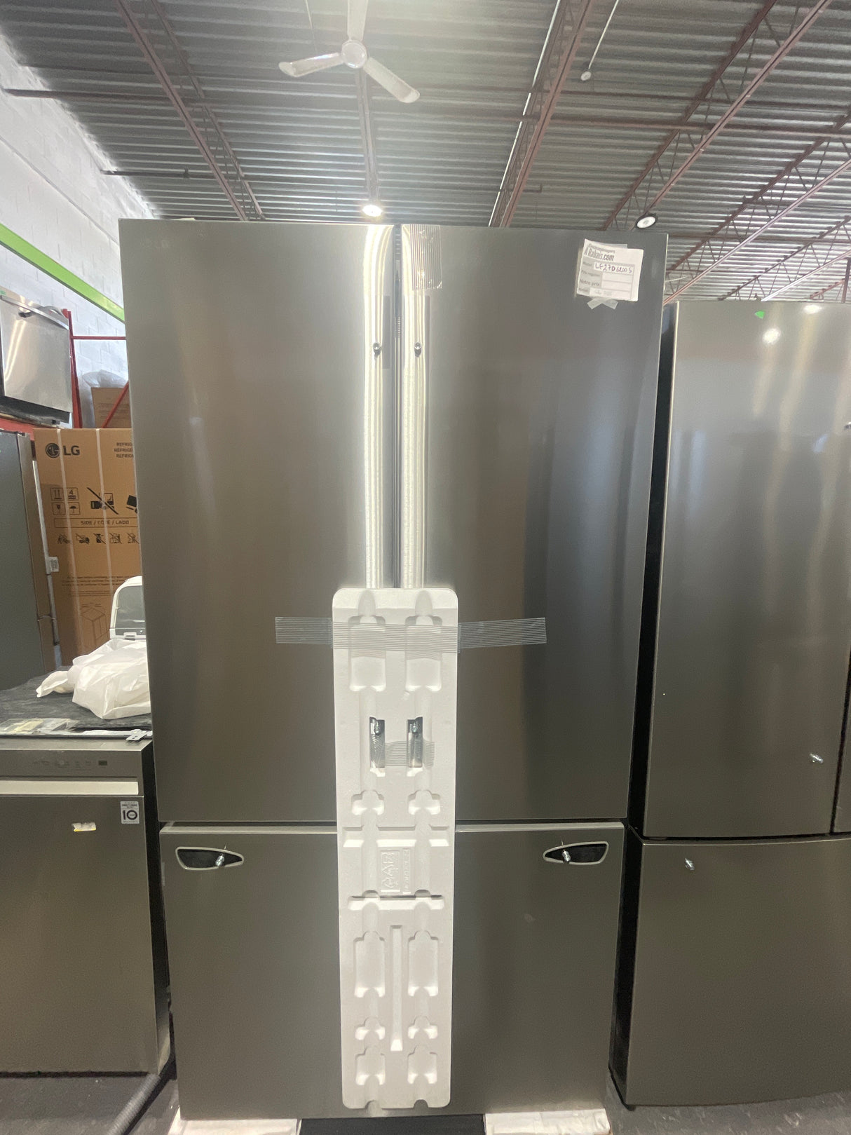 LF27D6200S - RÉFRIGÉRATEURS - LG - Modèle français 3 portes - Inox - Produit déballé 