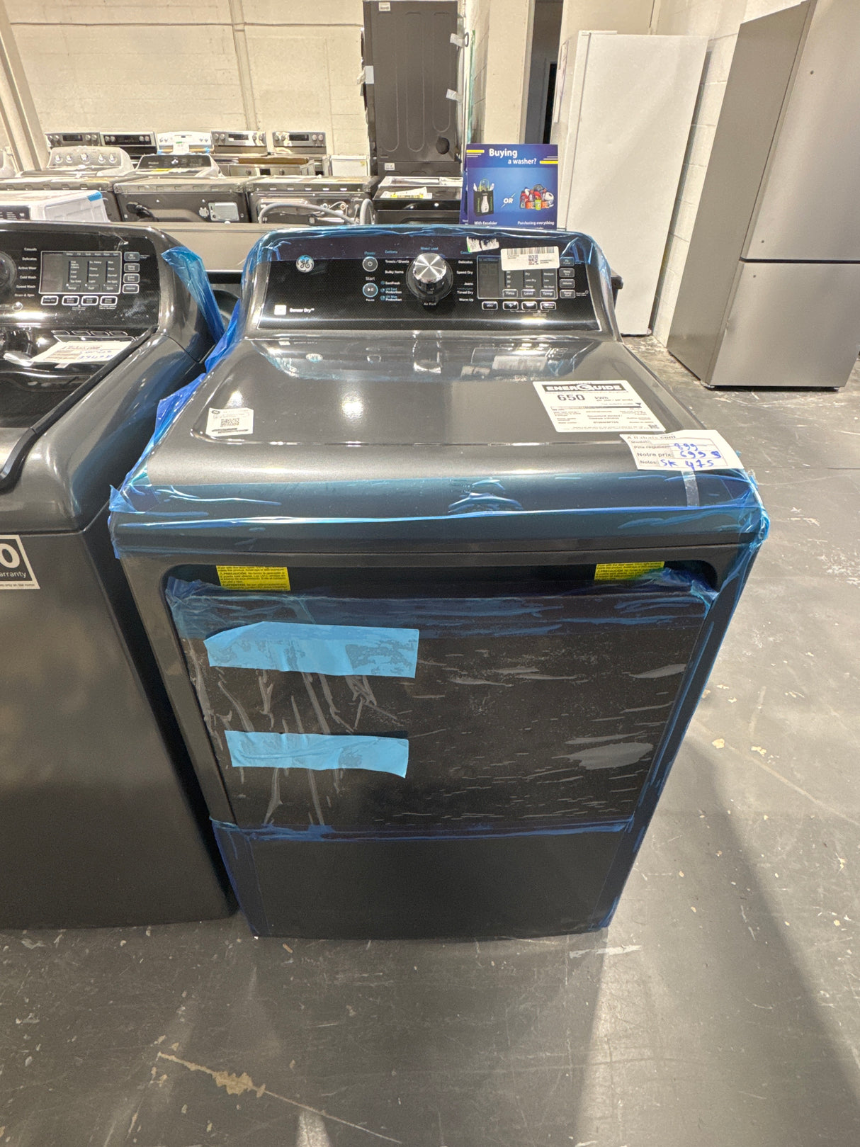 GTW690BMTDG, GTD69EBPTDG - Washer/Dryer Sets - Top load - GE - Open box
