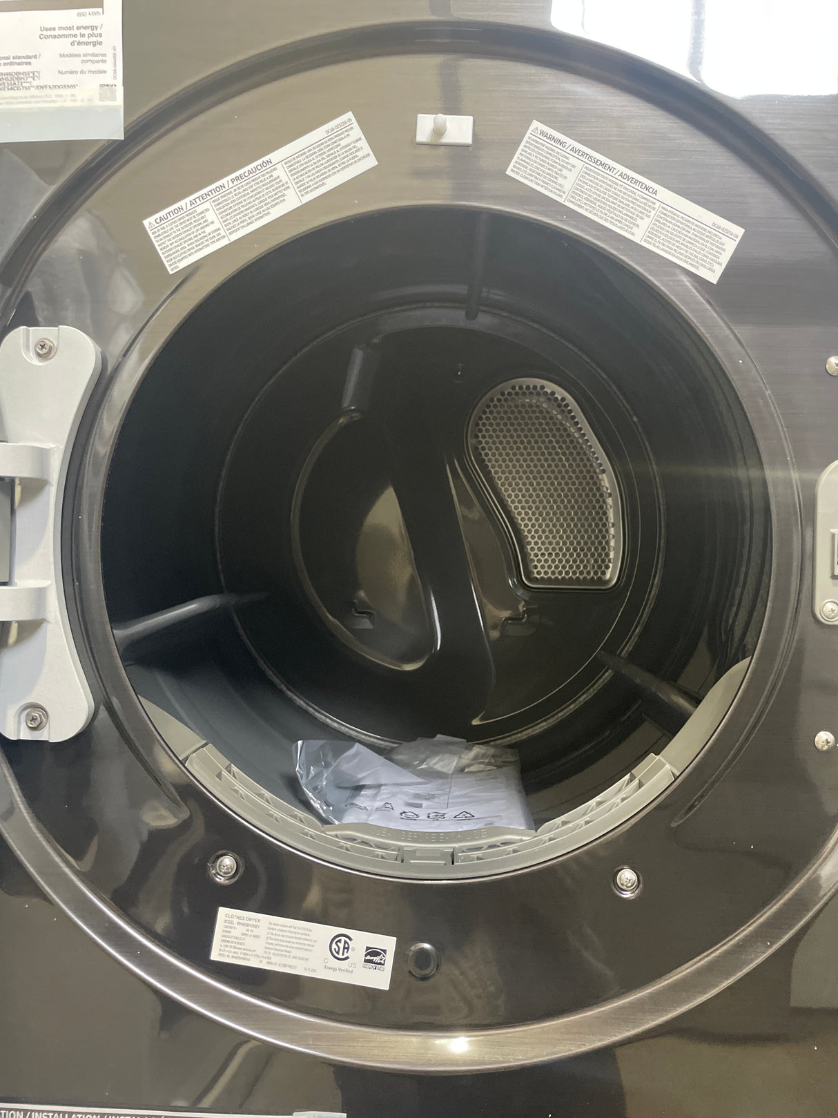 WH46DBH100EVAC - Machine à laver et sèche-linge - Samsung - Noir - Déballage