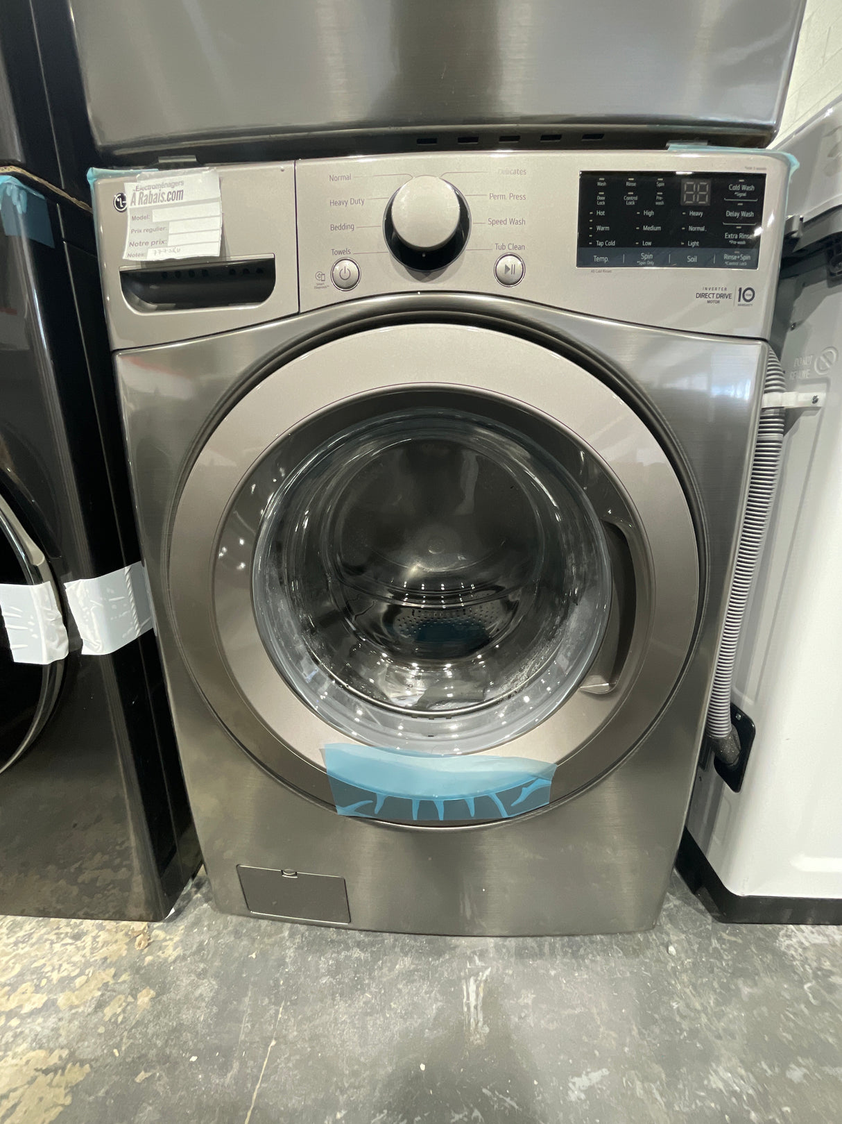 WM3400CV - WASHERS - Front Load - LG - Graphite steel - Open Box