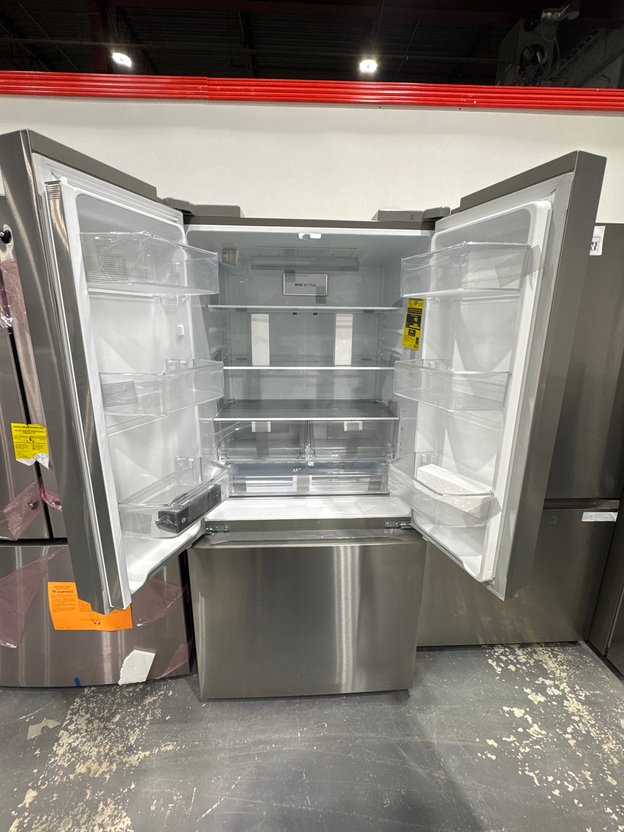 LF21C6200S - REFRIGERATORS - LG - French 3-Door - Counter Depth - Stainless Steel - Open Box