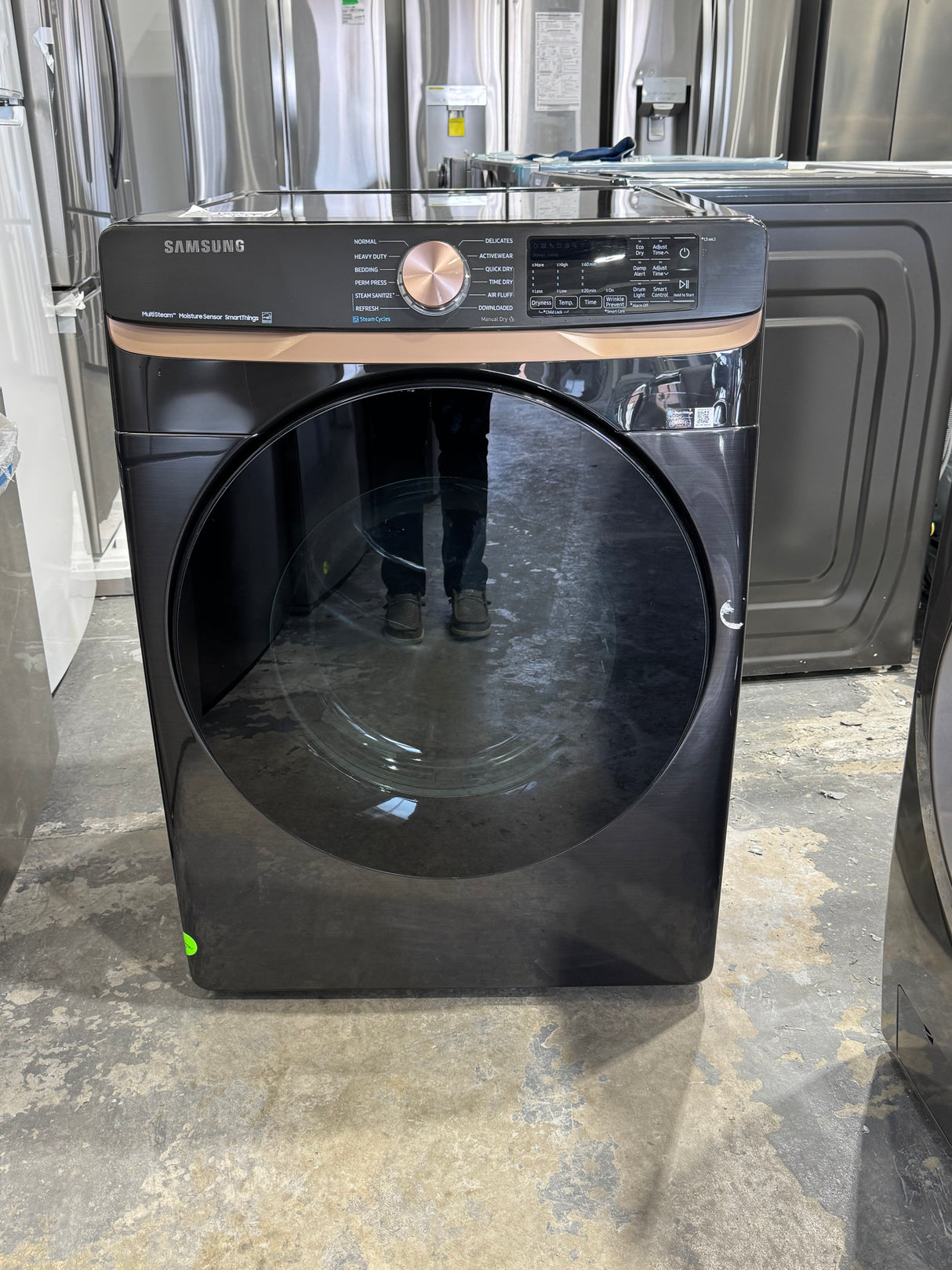 WF50BG8300AVUS,  DVE50BG8300VAC - Washer/Dryer Sets - Front Load - Samsung - Stainless Steel  - Open box