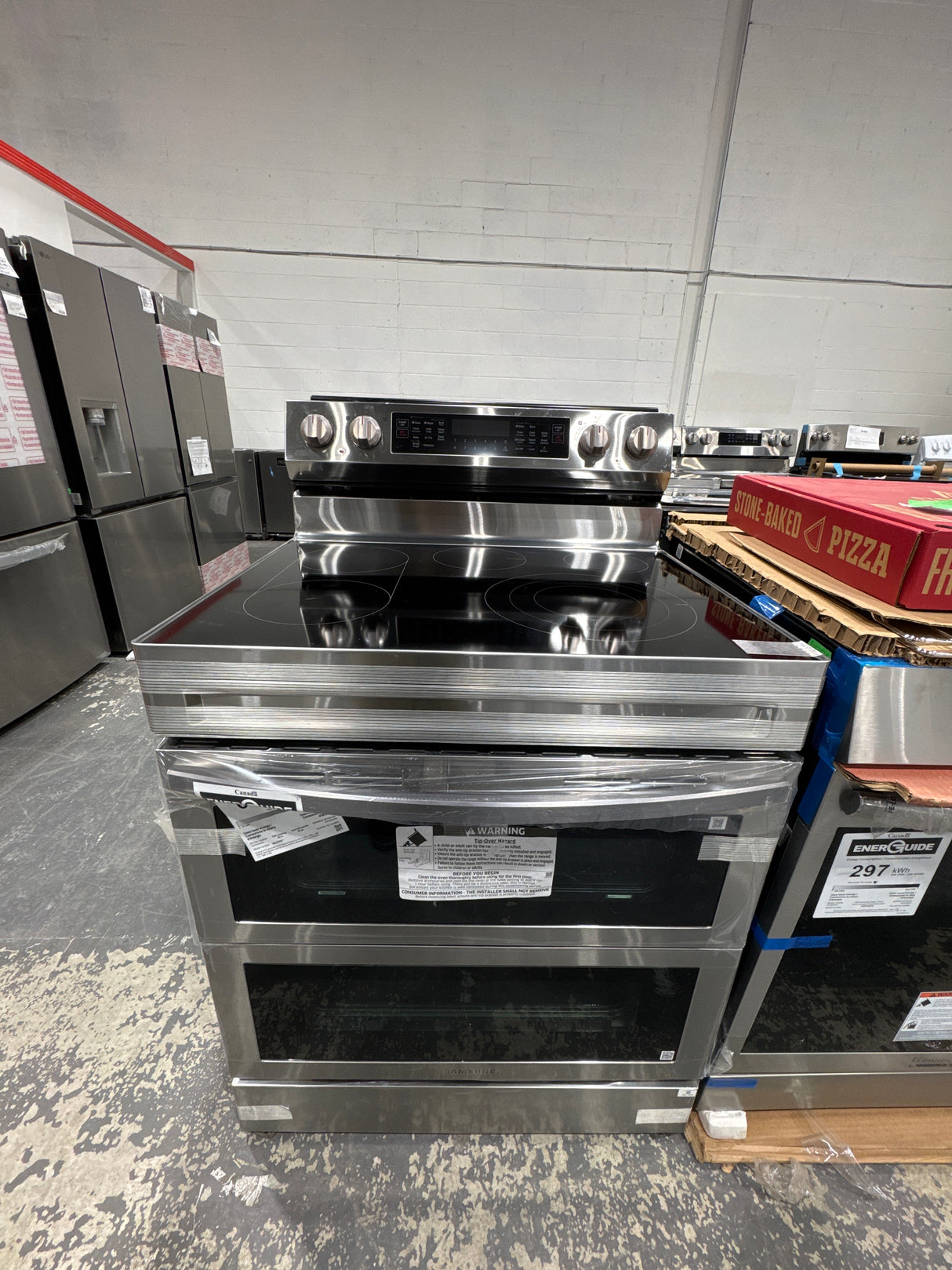 NE63A6751SS/AC - Electric Range - Samsung - Stainless Steel - Scratch and Dent