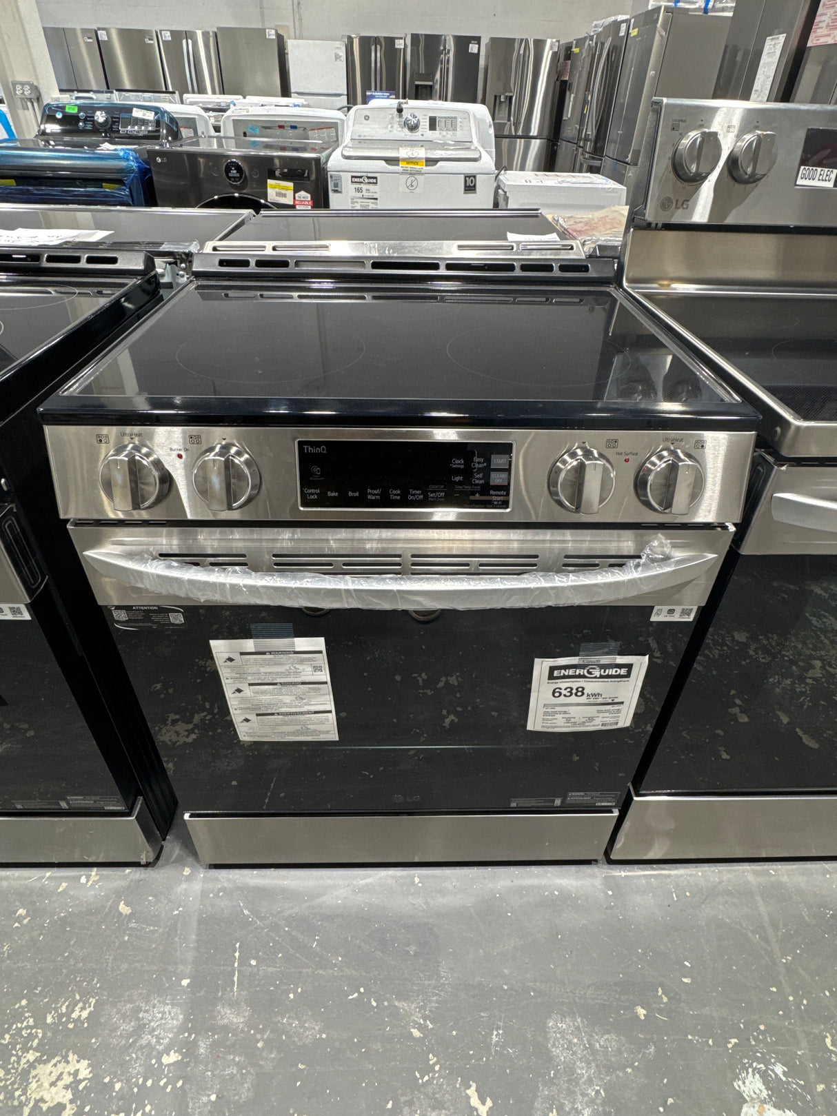 LSEL6331F- Electric Range - LG- Stainless Steel - Open Box