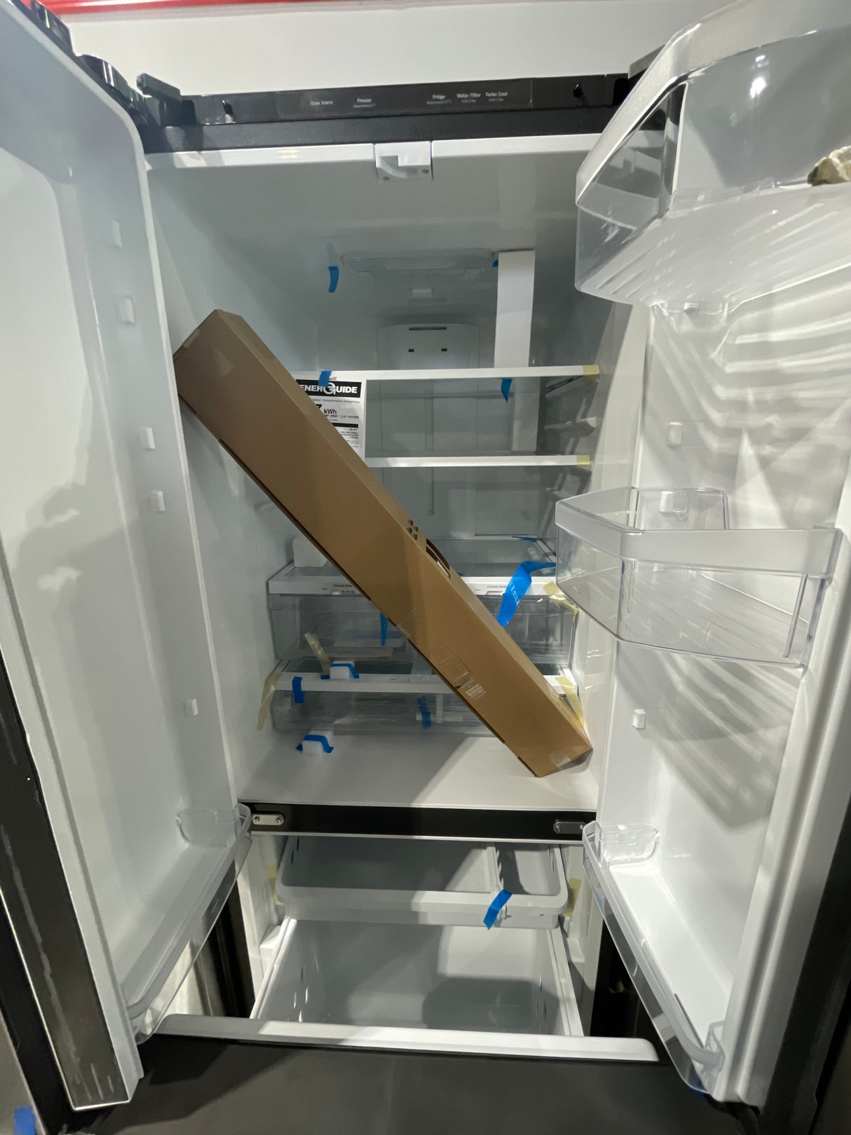 GNE21DYRKFS -  REFRIGERATORS - GE - French 3-Door - Stainless Steel - Open Box