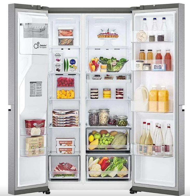 LS23C4230V- REFRI⁸GERATORS - Side by side - 36 - LG -  Stainless Steel - Open Box