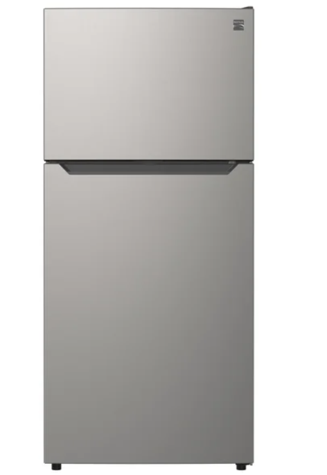 KKTMR30X18.1-SSL - REFRIGERATORS - Kenmore -30"- 18.1 Cu. Ft. -Top Freezer Refrigerator - Stainless Steel Look - Open Box