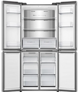 RQ17A4CSD - REFRIGERATORS - Hisense -17 Cu. Ft. - Counter-Depth - 4-Door - Stainless Steel - Open Box
