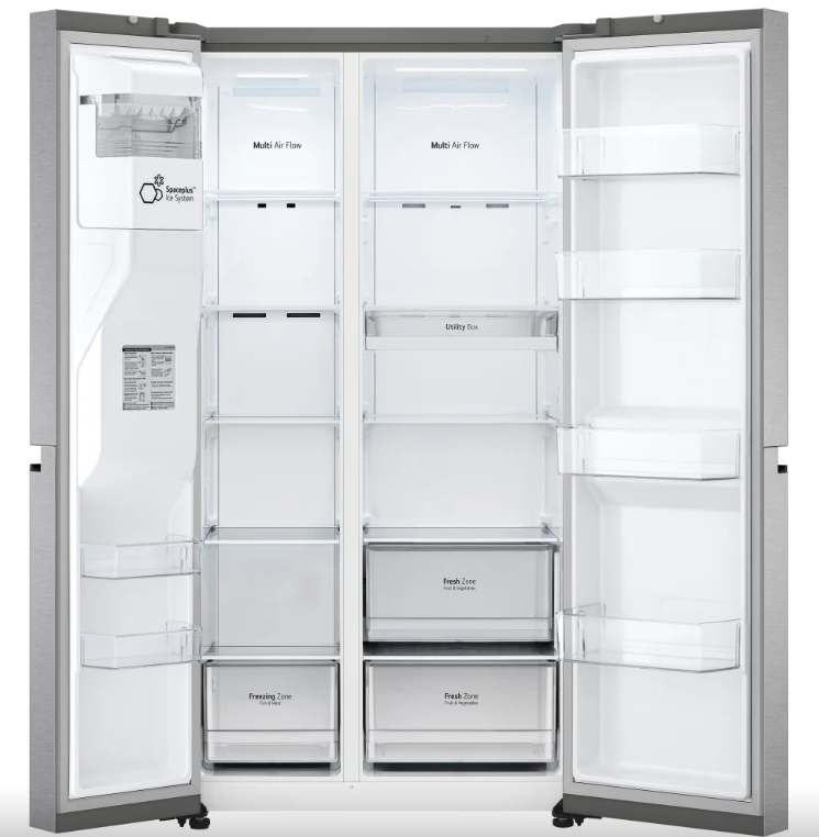 LS23C4230V- REFRI⁸GERATORS - Side by side - 36 - LG -  Stainless Steel - Open Box