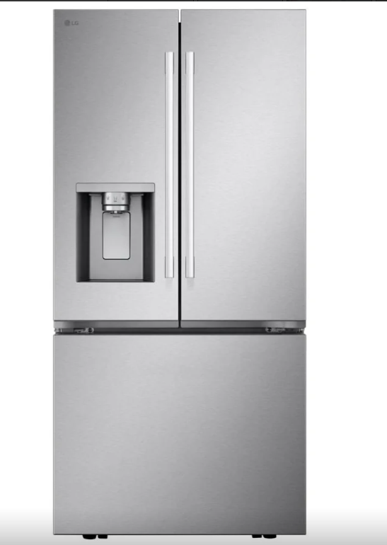 LF25H6330S - REFRIGERATORS - LG - 33"-25 cu. ft.- French Door Refrigerator – Stainless Steel