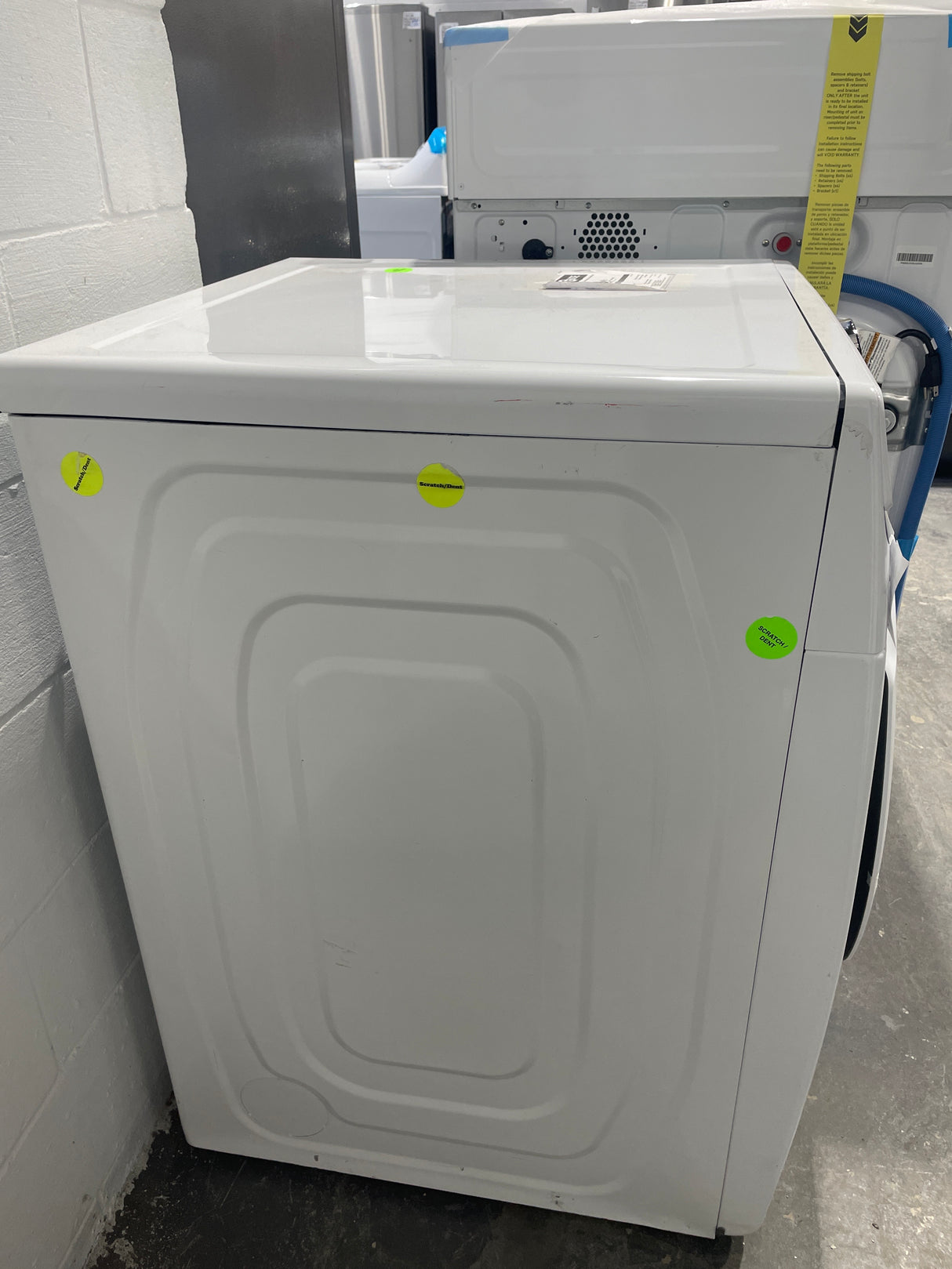 DVE45T6005W - Dryer - Samsung - white - Open box