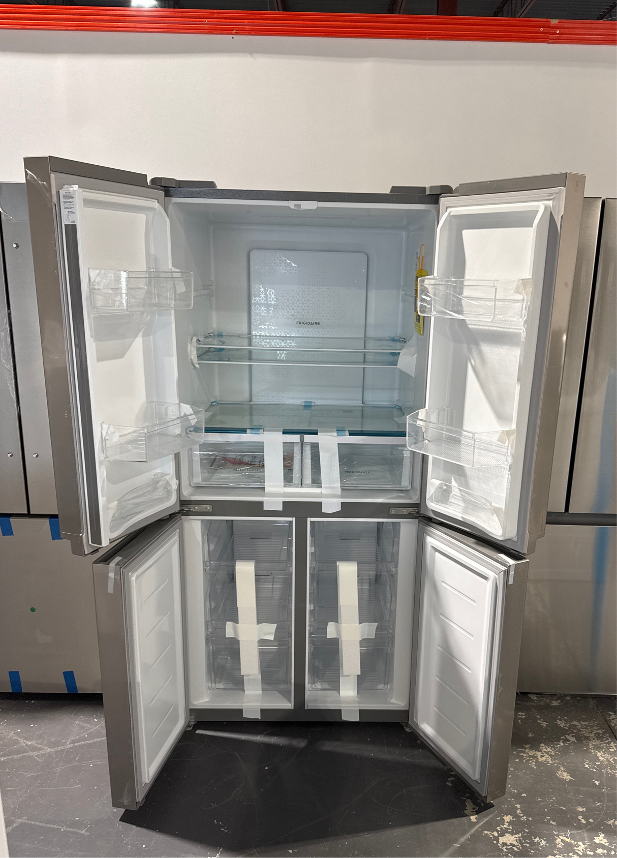 FRQG1721AV  - REFRIGERATORS - Frigidaire  - French 4-Door - Stainless Steel - Open Box