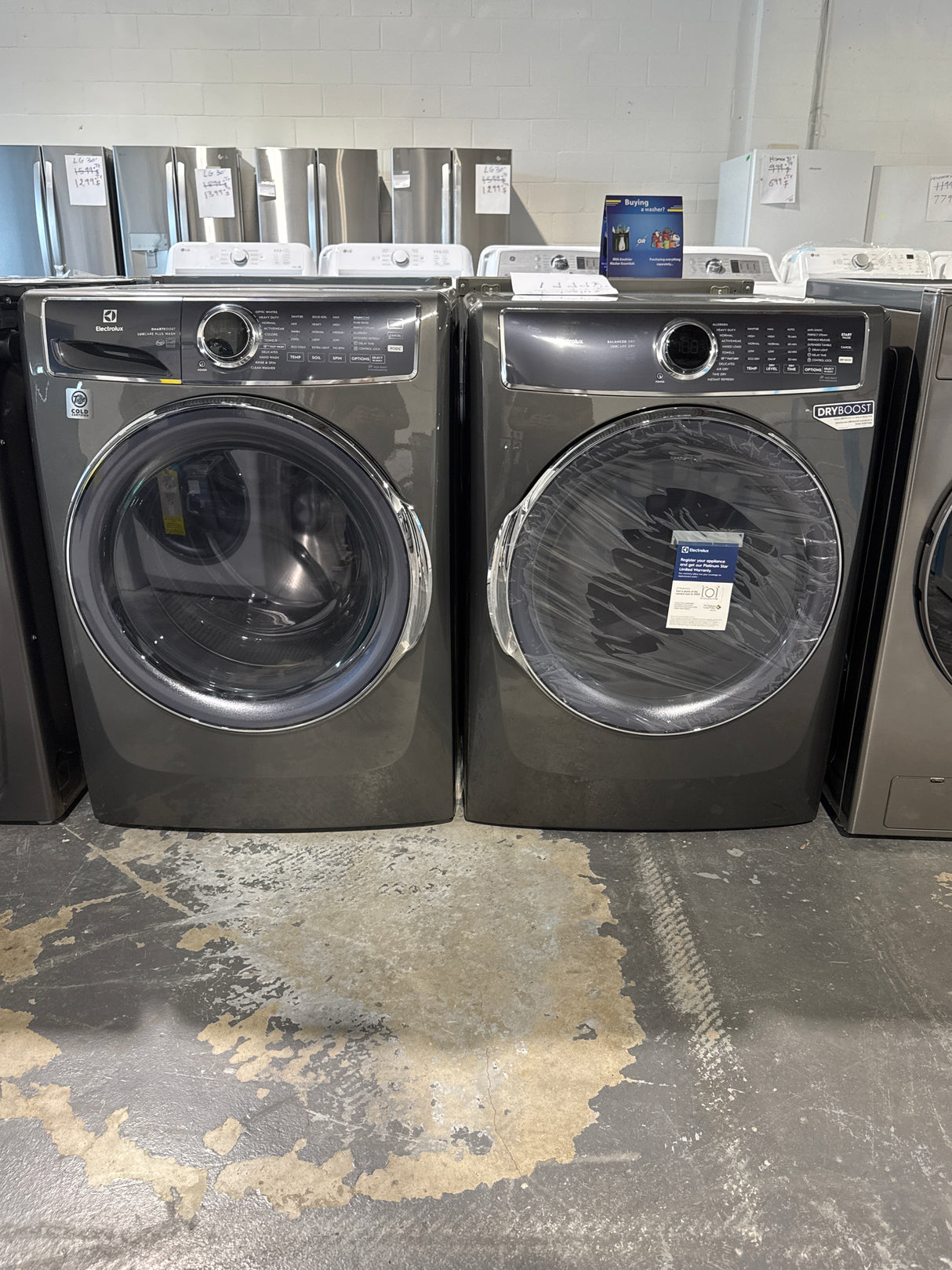 ELFW7637AT , ELFE763CAT - Washer/Dryer Sets - Electrolux - Open box
