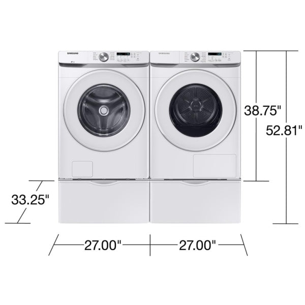 WF45T6000AW-Washer/Dryer - Samsung - White - Open box